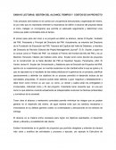 LECTURAS: GESTIÓN DEL ALCANCE, TIEMPOS Y COSTOS DE UN PROYECTO