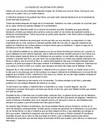 LA PASIÓN DE VALENTINA POR LIBROS. Página 1