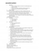 Informe equilibrio quimico