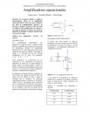 Informe amplificadores operacionales