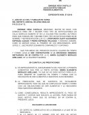 Contestacion de demanda de pension