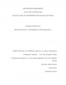 TRABAJO PRÁCTICO “BIOESTADISTICA Y DESARROLLO PROFESIONAL I"