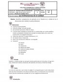 Las 8 dimensiones de la Calidad