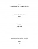 QUE ES ECONOMIA, CUAL ES SU OBJETO Y METODO