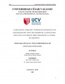 Clima social familiar y tendencias suicidas