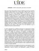 LIDERAZGO – ENSAYO CASO HBR “¿QUÉ HACE A UN LÍDER?”