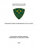 Propuesta de modelo de implementación de TIC en el aula