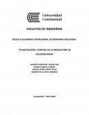 Planificación y control de la producción en Calzados Risso