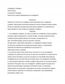 Investigación cualitativa. Metodología de la investigación