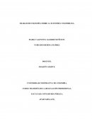 TRABAJO DE FILOSOFÍA SOBRE LA ECONOMÍA COLOMBIANA