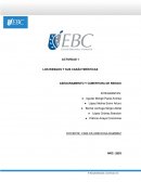 Actividad Los riesgos y sus carácterísticas