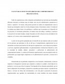 CLAVE PARA EL BUEN FUCIONAMIENTO DEL COMPORTAMIENTO ORGANIZACIONAL