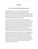 Ensayo - Aplicación de Tablas de Retención Documental