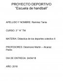 Didactica de los deportes colectivo II