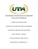 HISTORIA DEL DERECHO HONDUREÑO