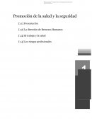 Promoción de la salud y la seguridad