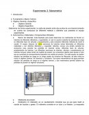 Experimento 3: Manometría