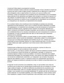 Conciencia Política desde una perspectiva humanista