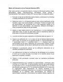 Matriz de Evaluación de los Factores Externos (EFE)