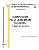Terapeutica cuidado holistico