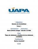 Tipos de sistemas y Análisis de los sistemas contables