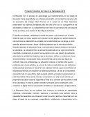 Proyecto Educativo de Vida en la Naturaleza 2016