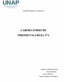 LABORATORIO DE PIROMETALURGIA N°1