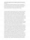 Qué sentido e importancia tiene el comportarse bien con otras personas