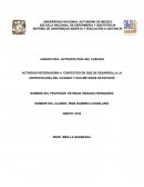 Actividad integradora 4: Contextos en que se desarrolla la antropología del cuidado y sus métodos de estudio