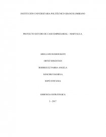 PROYECTO ESTUDIO DE CASO EMPRESARIAL – MARVALS.A. Página 1