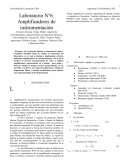 Laboratorio N°6: Amplificadores de instrumentación