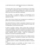 LA METODOLOGIA DEL APRENDIZAJE BASADA EN PROBLEMAS ABP