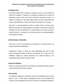 Diseño de un programa de turismo de naturaleza para el municipio de Palca (Cañón de Chuaqueri)