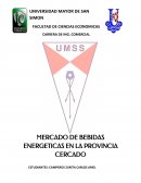 MERCADO DE BEBIDAS ENERGETICAS EN LA PROVINCIA CERCADO