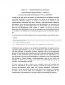 EL SALARIO COMO HERRAMIENTA PARA LA EMPRESA