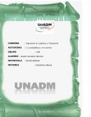 LA ESTADISTICA Y MI CARRERA . Logística