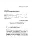 MODELO CARTA DE RECLAMO A BANCO POR COBRO INDEBIDO