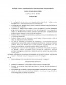 Análisis de la lectura: La problematización. Etapa determinante de una investigación