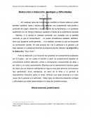 Deducción e Inducción. Ventajas y dificultades