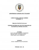 DIVERSOS SISTEMAS DEL SECTOR FINANCIERO DE ECUADOR DEL PERÍODO 2016-2018