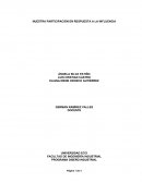 NUESTRA PARTICIPACIÓN EN RESPUESTA A LA INFLUENCIA