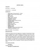 HISTORIA CLÍNICA Motivo de consulta: “Tenia tembladera”