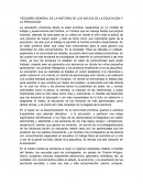 RESUMEN GENERAL DE LA HISTORIA DE LOS INICIOS DE LA EDUCACION Y LA PEDAGOGIA