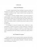 Estructura capitulo III Tipo y Modalidad de Investigación