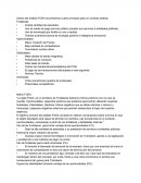 Analisis foda. Matriz FODA