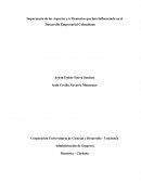 Importancia de los Aspectos y/o Elementos que han Influenciado en el Desarrollo Empresarial Colombiano