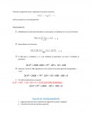 Trabajo ecuación general