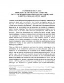 ESCUELA Y MODELOS PEDAGÓGICOS CONTEMPORANEOS