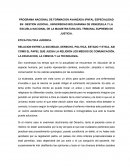 PROGRAMA NACIONAL DE FORMACION AVANZADA