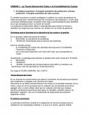 La Teoría General del Costo y la Contabilidad de Costos